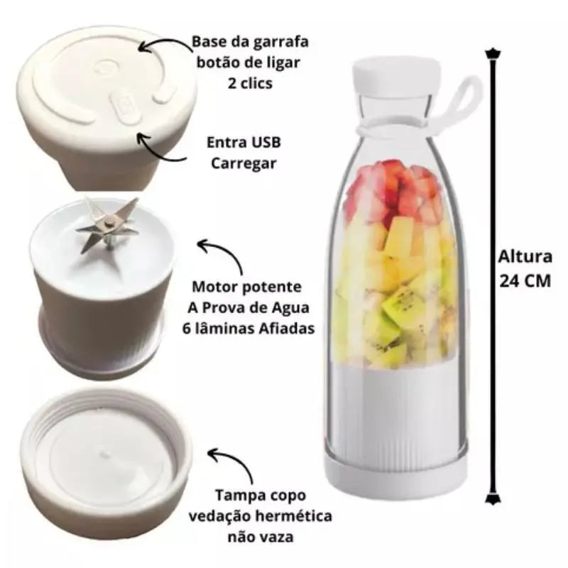 Mini Liquidificador Portátil Fitness 🔥