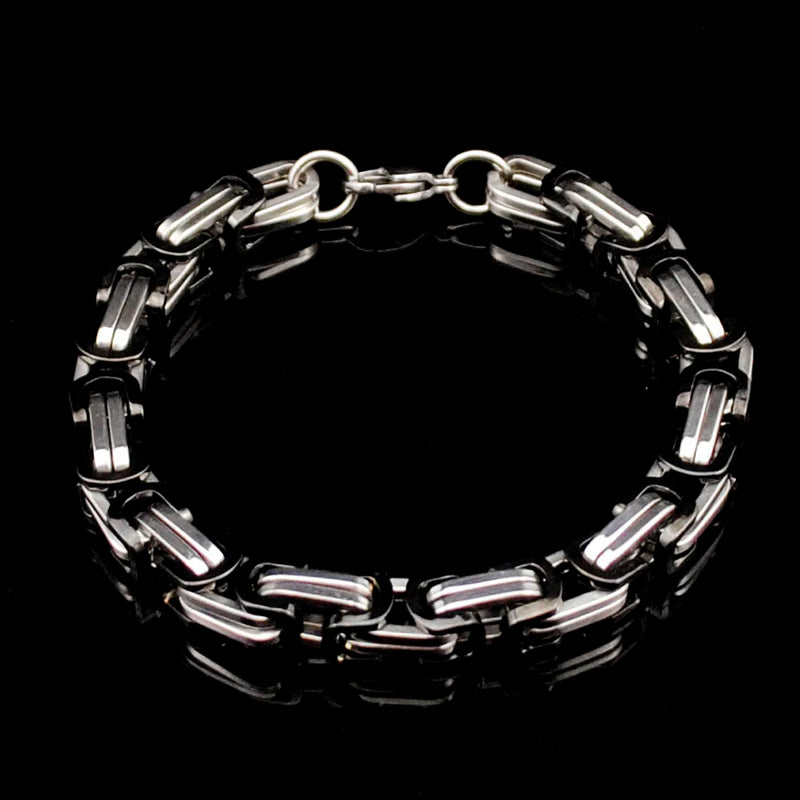 Pulseira Masculina de Aço Inoxidável Elegance 🔥