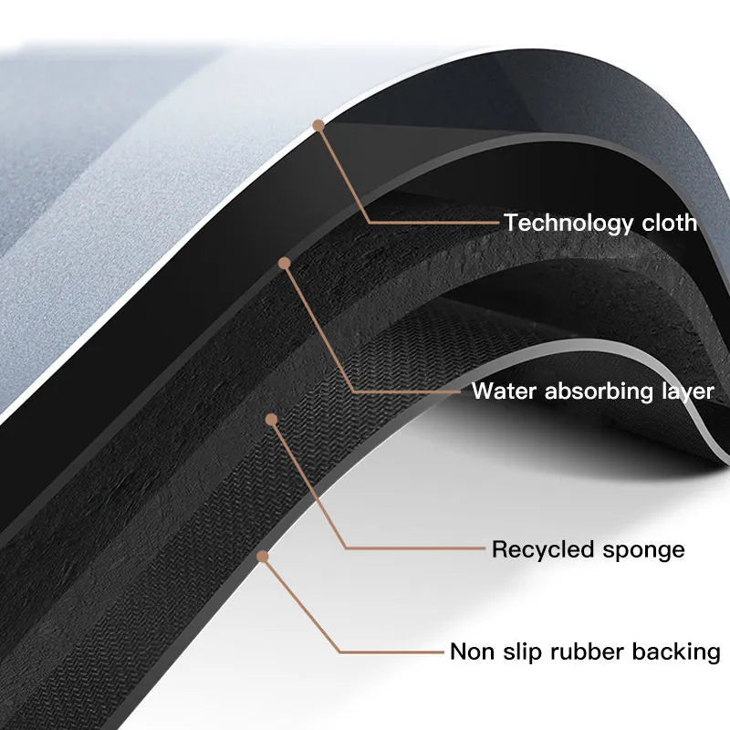 Tapete de Banho Absorvente Seca Rápido 🔥