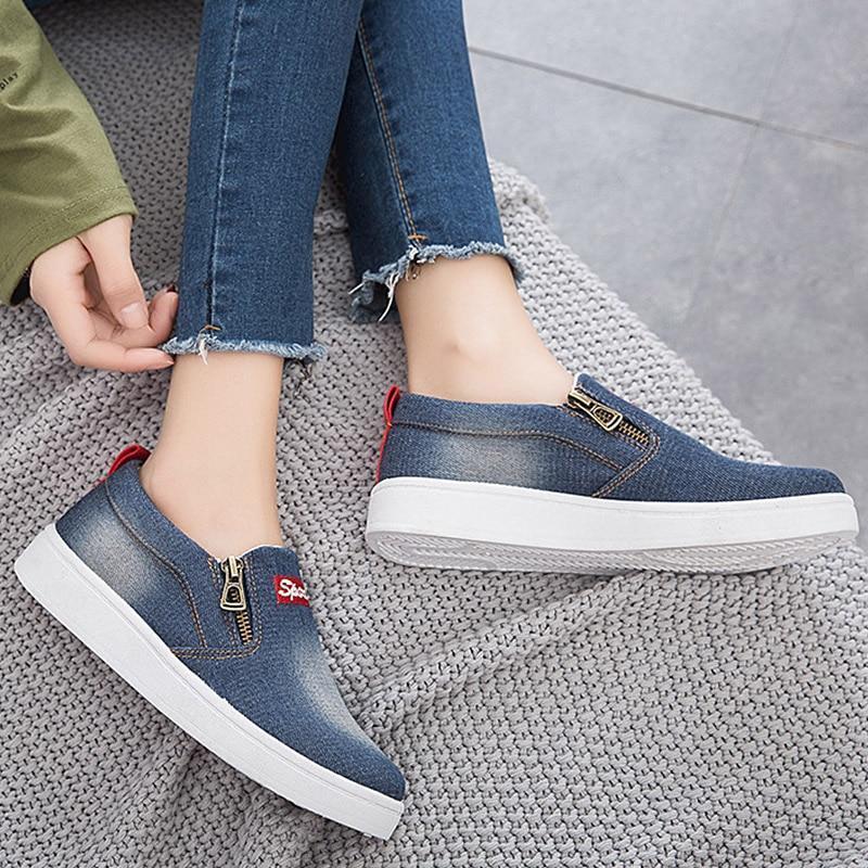 Tênis Casual Slip Denim 🔥