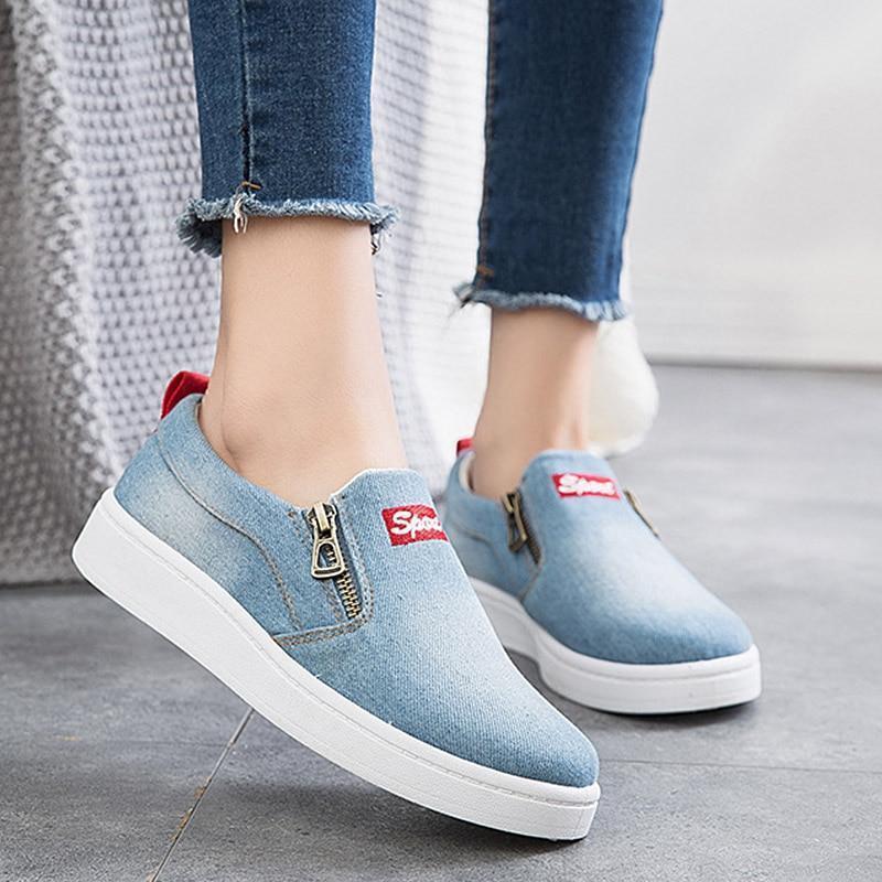 Tênis Casual Slip Denim 🔥