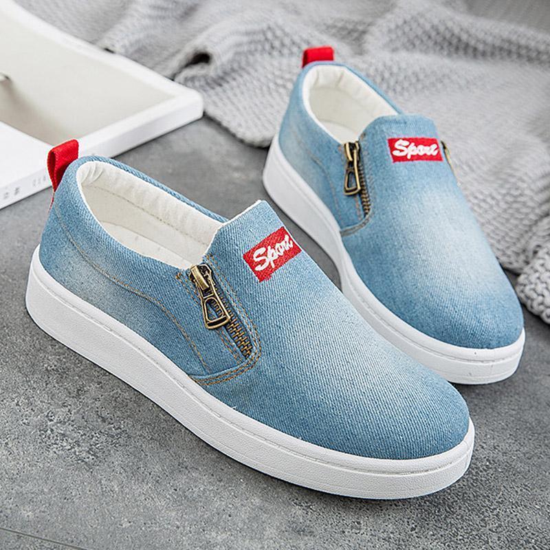 Tênis Casual Slip Denim 🔥