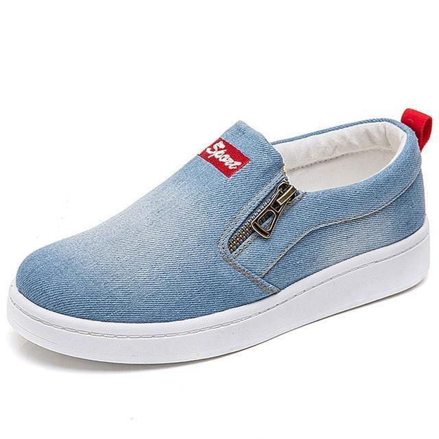 Tênis Casual Slip Denim 🔥