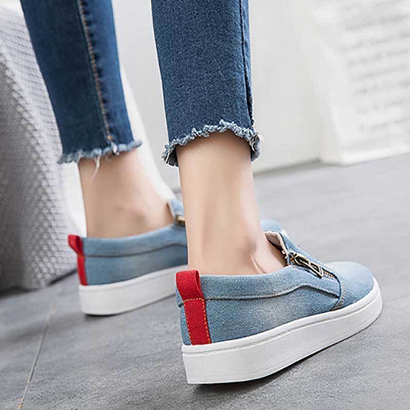 Tênis Casual Slip Denim 🔥