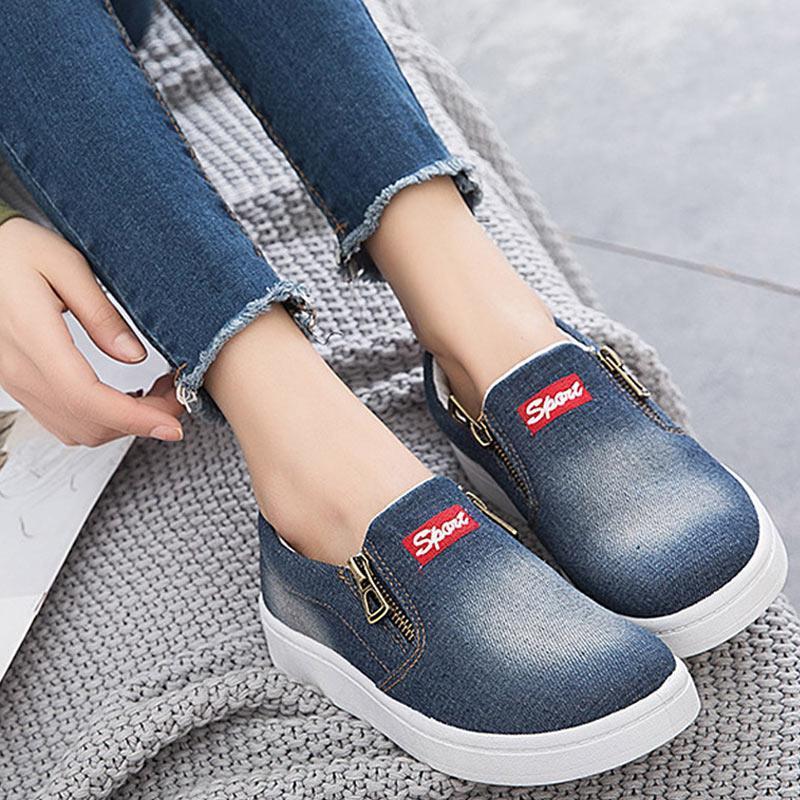 Tênis Casual Slip Denim 🔥